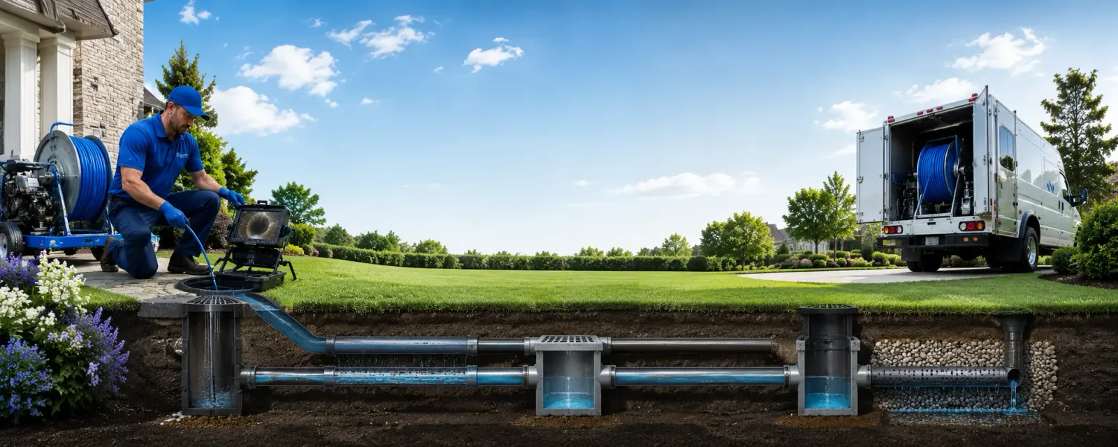 Outdoor drain cleaning information for Winigan, MO